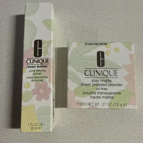 Clinique Bundle Stay-Matte Press Powder + Sheer Even Better™ Pore Defying Primer - Picture 2 of 6